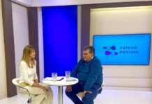 El analista político Carlos Valladares en el ciclo “Futuro Posible”, este sábado por canal Metro.