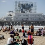 Mar del Plata. Semana Santa. Playas del centro. Foto Gabriel Bulacio