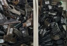 Decomisan armas en el Departamento Judicial de Quilmes