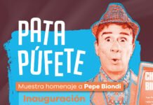 Lanús | Inauguran la muestra «Patapúfete» que homenajea a «Pepe» Biondi