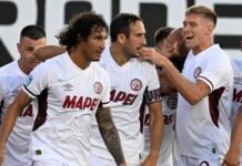 Lanús venció a San Lorenzo en un gran comienzo de la Superliga