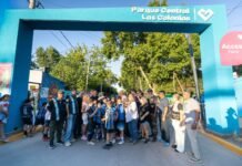 Lanús: Inauguraron el nuevo Paseo Lineal Ferré en el Parque Central Las Colonias