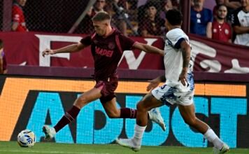 En un final vibrante, Lanús rescató un empate con Talleres