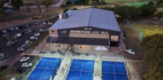 Parque Central Las Colonias: Inauguraron canchas de pádel en el Microestadio Lionel Messi