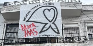 Homenaje a las Madres y Abuelas de Plaza de Mayo y a los desaparecidos del 50° aniversario del Golpe de Estado de 1976