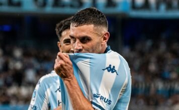 Racing ganó con un doblete de Maravilla Martínez