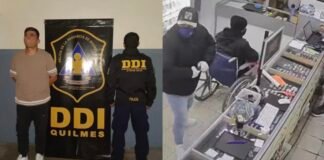 Cayó en Wilde el «falso cliente» de la banda que robó la joyería en Solano simulando una discapacidad