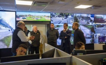 Los municipios de Lanús y Ezeiza firmaron un convenio de cooperativo en segurida