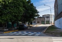 Lanús: abren la calle Liniers en la esquina con Darragueira