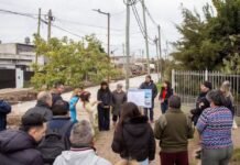 Barrio Kolynos de Quilmes: realizan obras pavimentación