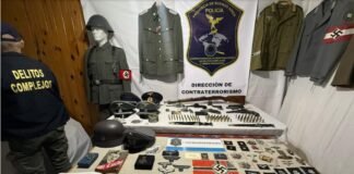 Gerli: detienen a vecino por vender y atesorar simbología nazi
