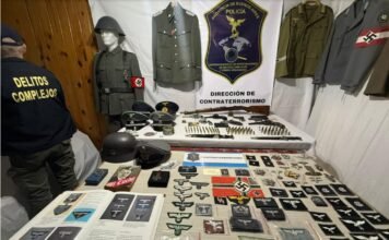 Gerli: detienen a vecino por vender y atesorar simbología nazi