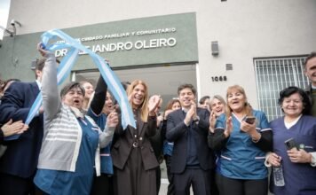 Avellaneda: Kicillof visitó Gerli para inaugurar un Centro de Cuidado Familiar y Comunitario