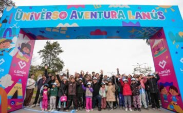 Vacaciones de invierno: se dio apertura del Parque Universo Aventura de Lanús