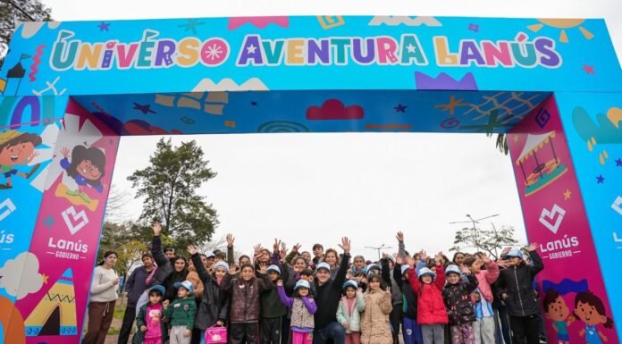 Vacaciones de invierno: se dio apertura del Parque Universo Aventura de Lanús