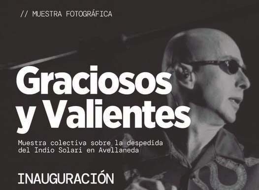 Avellaneda: presentarán una muestra fotográfica del Indio Solari
