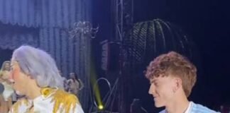 El Colo Barco fue al Circo Rodas y recibió una ovación