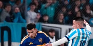 Racing y Boca quedaron a mano en el Cilindro