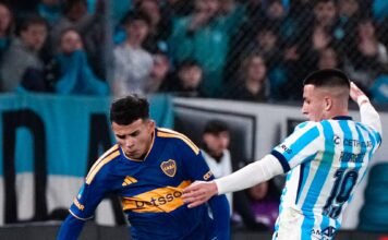 Racing y Boca quedaron a mano en el Cilindro