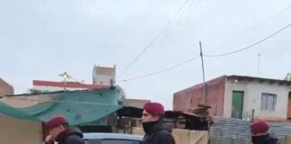 Barrio Acuba de Lanús, demolieron un bunker narco
