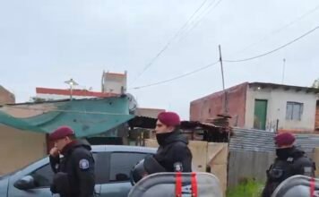 Barrio Acuba de Lanús, demolieron un bunker narco