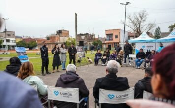Lanús Oeste: iniciaron obras de puesta en valor de la Plaza San José Obrero