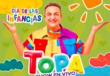 Topa realizará un show gratuito en Lanús
