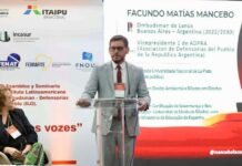 Mancebo llevó a Brasil su planteo sobre la independencia de las Defensorías